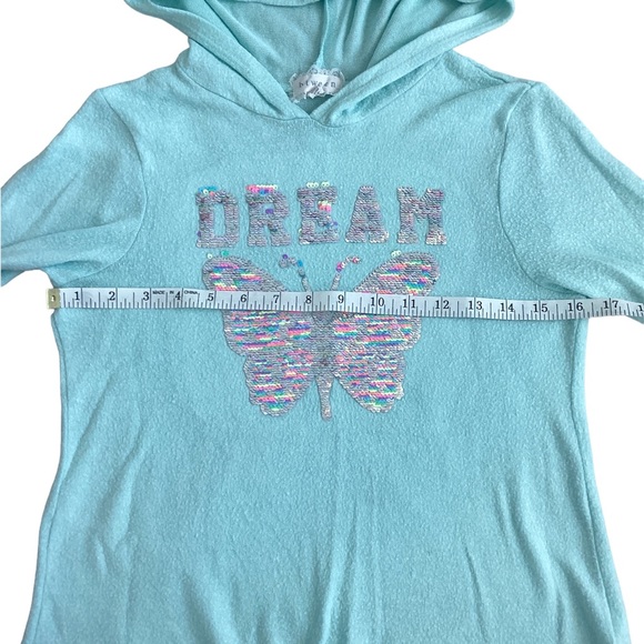 Btween sweater bundle girls 10 | blue pink flip sequin butterfly unicorn winter - Picture 8 of 12